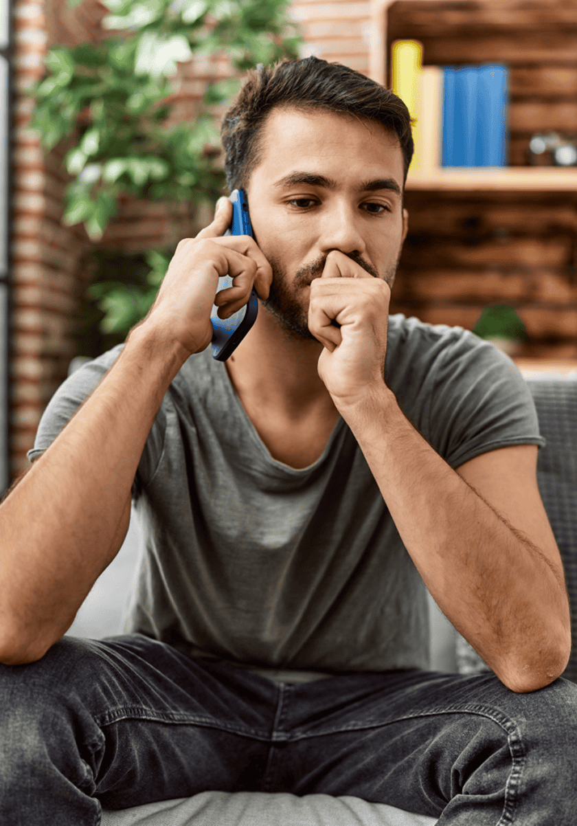 Man on Phone
