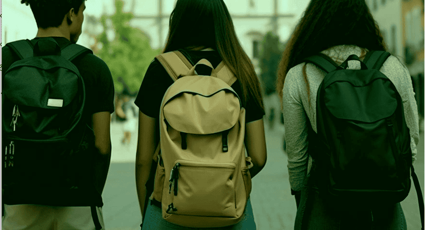 Teens Going to Class
